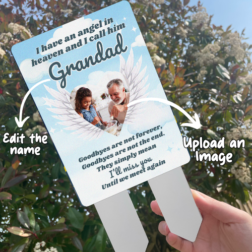 Grandad in Heaven Card