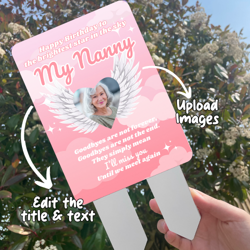 Pink angel card